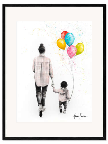 Plakat artystyczny premium w ramie A Beautiful Day Together