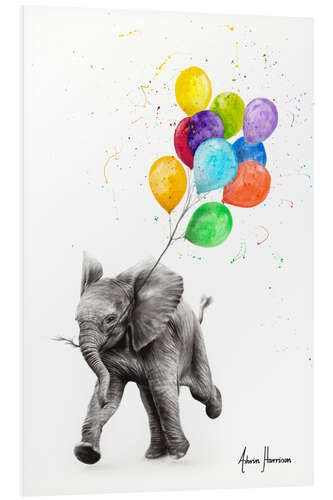 Foam board print Elephant Freedom