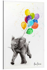 Magnettafel Baby Elefant mit Luftballons