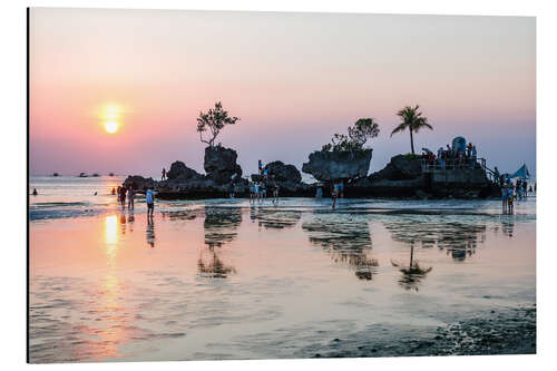 Alubild Sonnenuntergang in Boracay, Philippinen