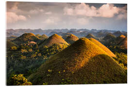 Akrylglastavla Chocolate Hills, Philippines