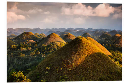 Foam board print Chocolate Hills, Philippines