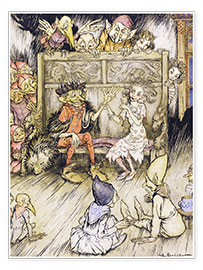 Wall print  Illustration from the magic mountain - Arthur Rackham