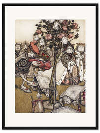 Gerahmter Kunstdruck Im Rosengarten