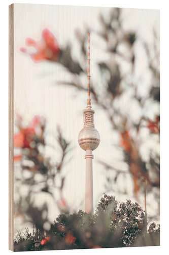 Trebilde TV tower with flowers, Berlin