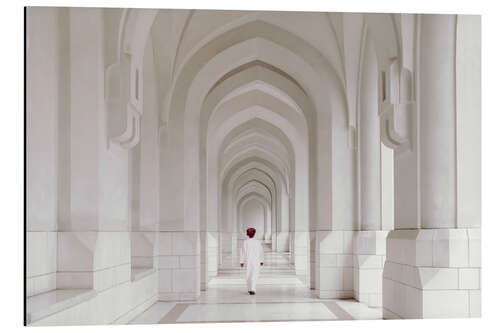 Aluminiumsbilde Omani in mosque, Oman