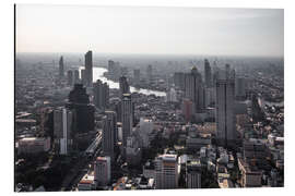 Aluminium print Bangkok's skyline, Thailand