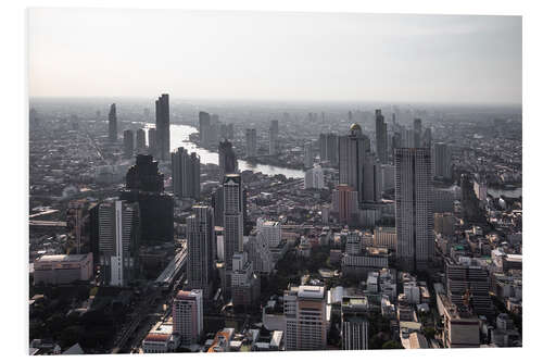 Tableau en PVC Les toits de Bangkok, Thaïlande