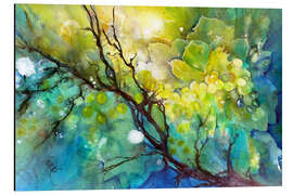 Magnettafel Trauben im Herbstlicht