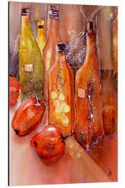 Aluminium print Olive oil and paprika