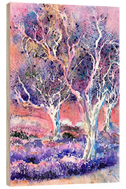 Quadro de madeira Oliveiras Provence