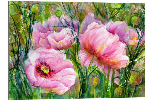 Gallery print Pink Poppy Flowers