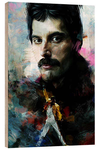 Hout print Bohemian Rhapsody