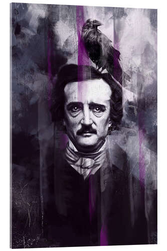 Acrylglasbild Edgar Allan Poe