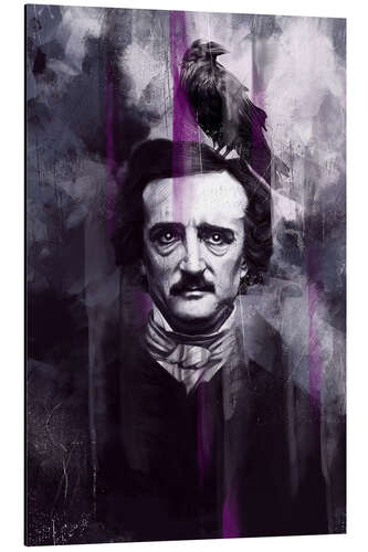 Cuadro de aluminio Edgar Allan Poe