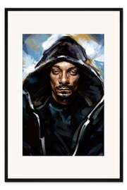 Gerahmter Kunstdruck Snoop Dogg
