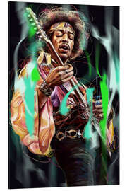 Stampa su alluminio Jimi Hendrix