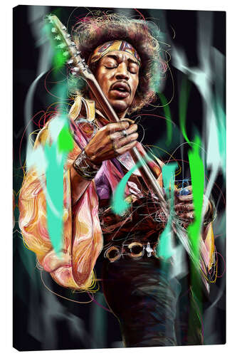 Tableau sur toile Jimi Hendrix
