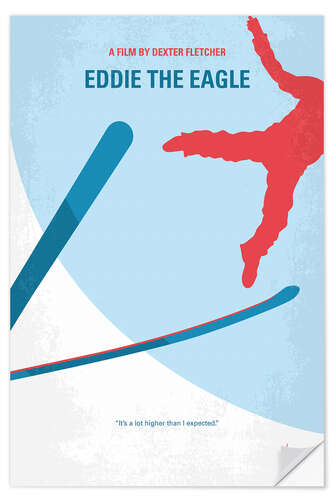 Sticker mural Eddie the Eagle