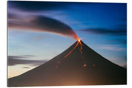 Gallery Print Mayon-Vulkanausbruch, Philippinen