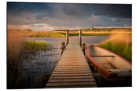 Aluminium print Boat dock in Denmark