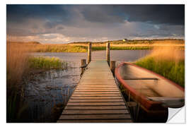 Naklejka na ścianę Boat dock in Denmark