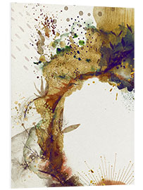 Hartschaumbild Abstrakte Botanik