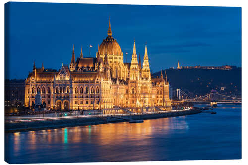 Leinwandbild Parlamentsgebäude, Budapest