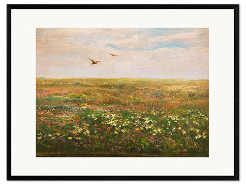 Ingelijste kunstdruk The meadow