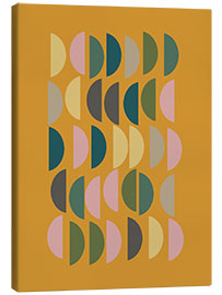 Canvas print Geometrics in Mustard