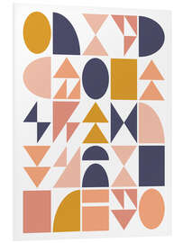 Foam board print Geometric Shapes