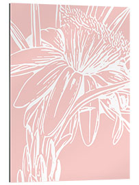 Gallery print Botanical drawing in pink