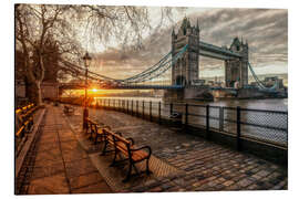 Alubild Tower Bridge – Boulevard an der Themse