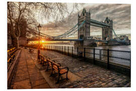 PVC print Tower Bridge Boulevard on the Thames