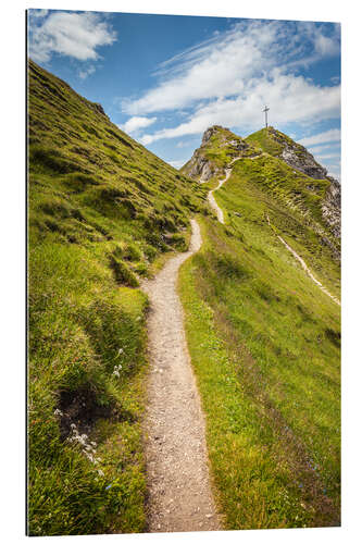 Gallery Print Aufstieg zum Gipfel, Seefeld in Tirol