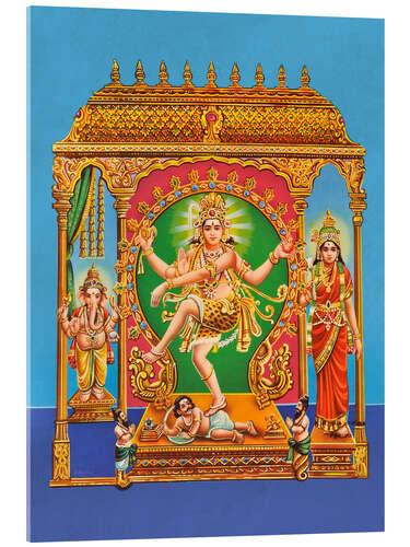 Akrylbillede Shiva dancing