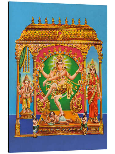 Stampa su alluminio Shiva che balla