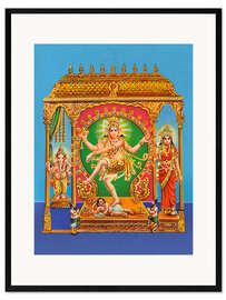 Framed art print Shiva dancing
