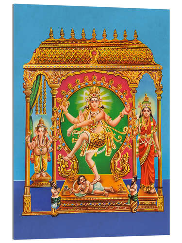 Cuadro de plexi-alu Shiva bailando