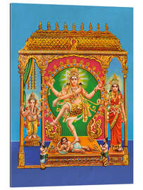 Cuadro de plexi-alu Shiva bailando