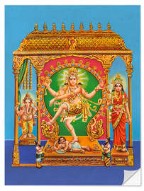 Wall sticker Shiva dancing