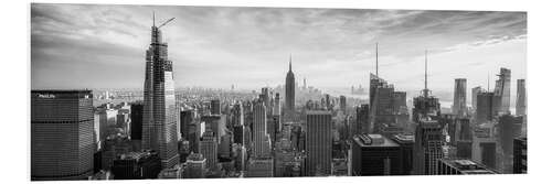 Foam board print Manhattan skyline