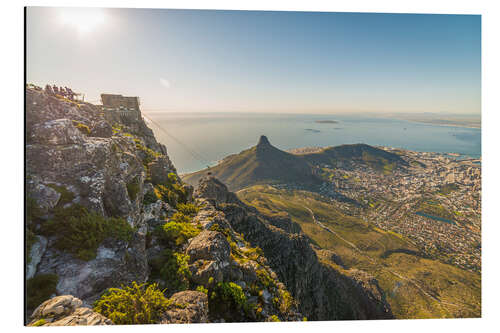 Alumiinitaulu Table Mountain in the Sunshine