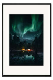 Gerahmter Kunstdruck Unter dem Himmelszelt