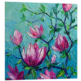 Foam board print Magnolias