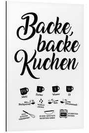 Magnettafel Backe, backe Kuchen