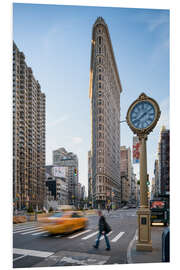 Hartschaumbild Flatiron Building in New York City