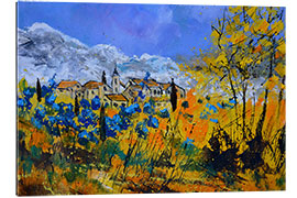 Gallery Print Blaue Blumen in der Provence