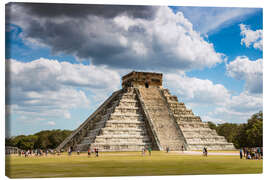 Lerretsbilde Chichen Itza temple, Mexico