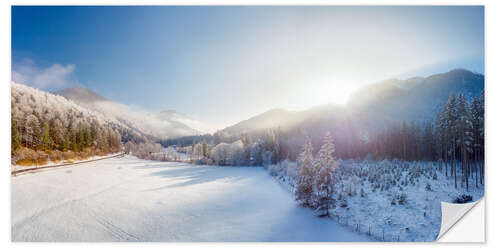 Wall sticker Winter landscape at Ebensee